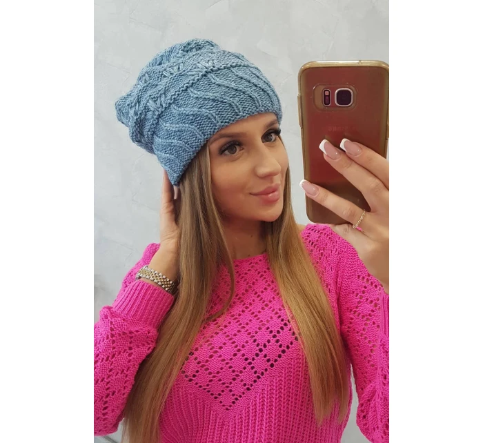 Dámská čepice Dagmara K332 light denim Dámská čepice Dagmara K332 light denim