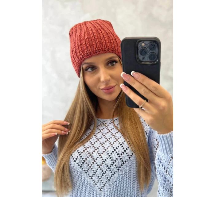 Dámská čepice Rebeka model 21798571 bordó - K-Fashion Dámská čepice Rebeka model 21798571 bordó - K-Fashion