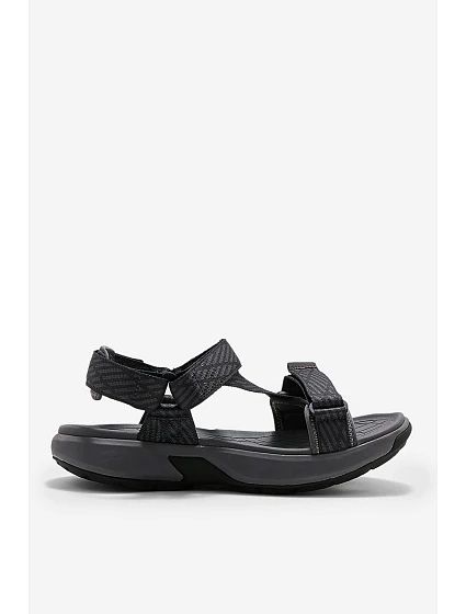 Mužské sportovní sandály model 21664888 tmavě šedé - 4F Mužské sportovní sandály model 21664888 tmavě šedé - 4F
