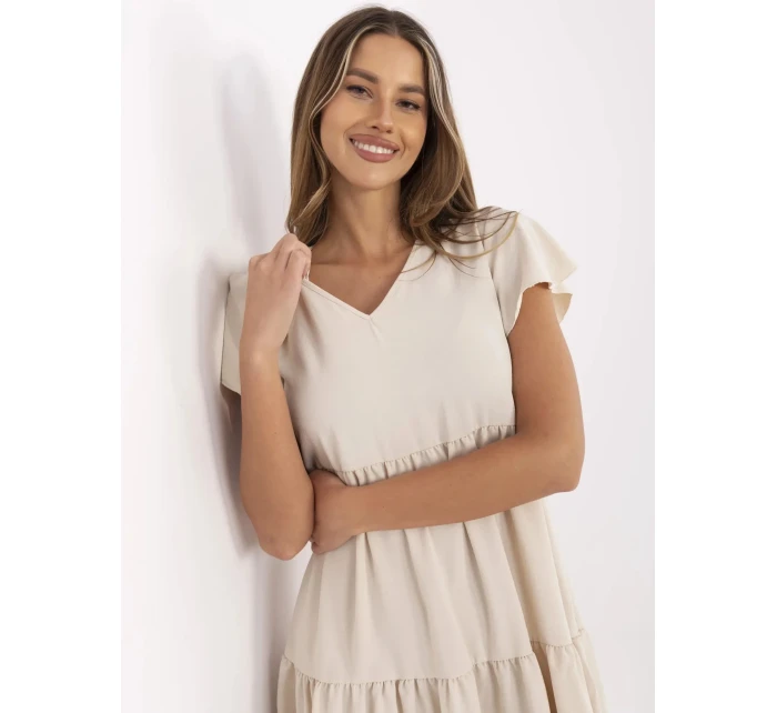 Šaty WN SK 842.01P světle béžová