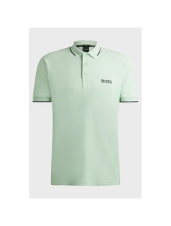 Pánské polo tričko Boss Paddy Pro Open Green regular fit zelené (50469102-388)