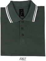 SOL'S Pasadena Men Pánské piqué polo 25.0577 forest green/white