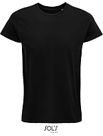 SOL'S Crusader Men Pánské tričko z bio bavlny 25.3582 deep black