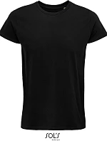 SOL'S Crusader Men Pánské tričko z bio bavlny 25.3582 deep black
