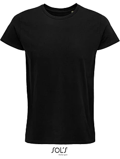 SOL'S Crusader Men Pánské tričko z bio bavlny 25.3582 deep black
