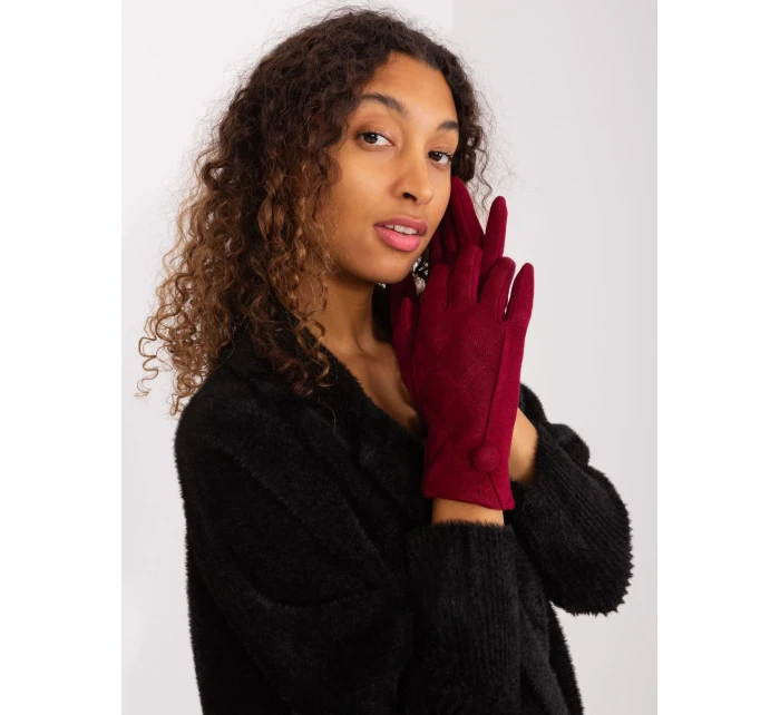 Rukavice AT RK 239501.10 bordó