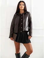 Kurtka IR KR model 22284365 ciemny brązowy - FPrice Kurtka IR KR model 22284365 ciemny brązowy - FPrice