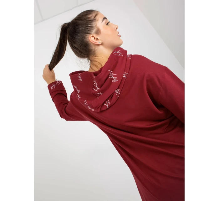 Mikina RV BL 8266.34P kaštanová