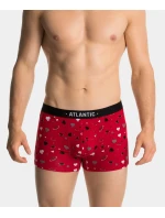 Pánské boxerky Love 2Pack + černá, červená model 20381184 - Atlantic Pánské boxerky Love 2Pack + černá, červená model 20381184 - Atlantic