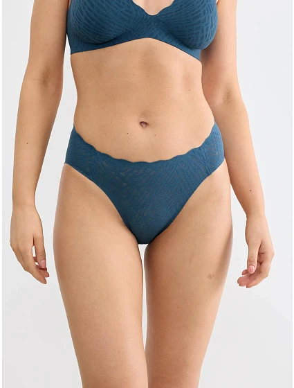 sloggi ZERO Feel Bliss High leg - Smoky Blue - SLOGGI Smoky Blue - SLOGGI sloggi ZERO Feel Bliss High leg - Smoky Blue - SLOGGI Smoky Blue - SLOGGI