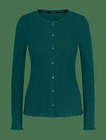 Versatile Rib Cardigan LSL - Green - TRIUMPH Green - TRIUMPH