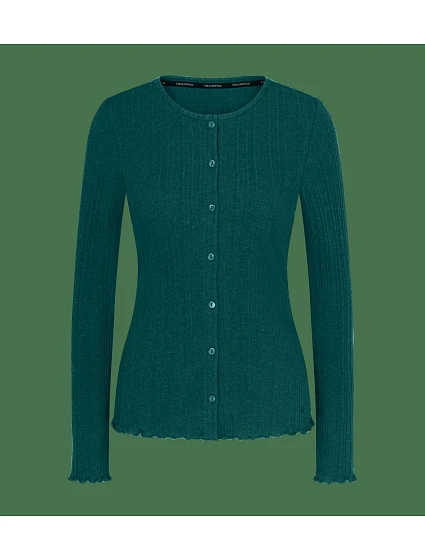 Versatile Rib Cardigan LSL - Green - TRIUMPH Green - TRIUMPH Versatile Rib Cardigan LSL - Green - TRIUMPH Green - TRIUMPH
