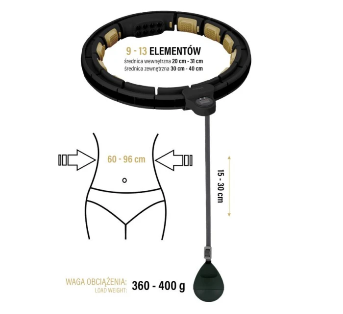 sada s + černý zeštíhlující pás model 21810568 - HMS sada s + černý zeštíhlující pás model 21810568 - HMS