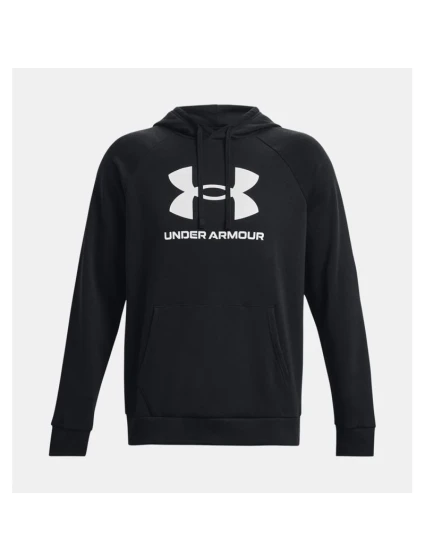 Mikina Under Armour Rival Fleece Logo Hoodie - černá/bílá