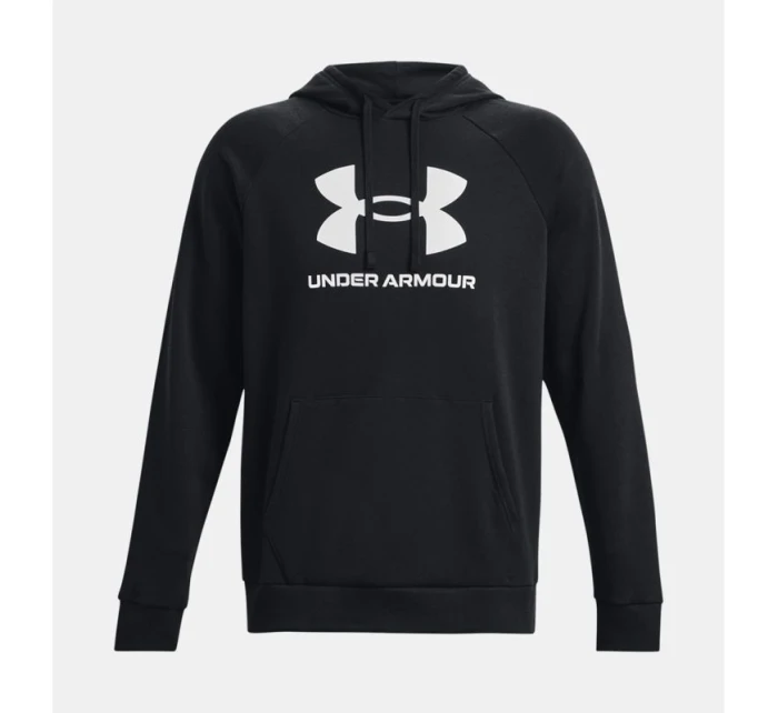 Mikina Under Armour Rival Fleece Logo Hoodie - černá/bílá