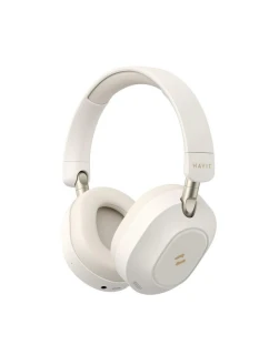 Bezdrátová sluchátka Bluetooth Havit H668BT v béžové barvě