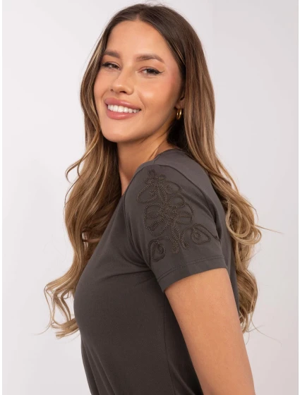 Tričko RV TS model 20941848 khaki - FPrice Tričko RV TS model 20941848 khaki - FPrice