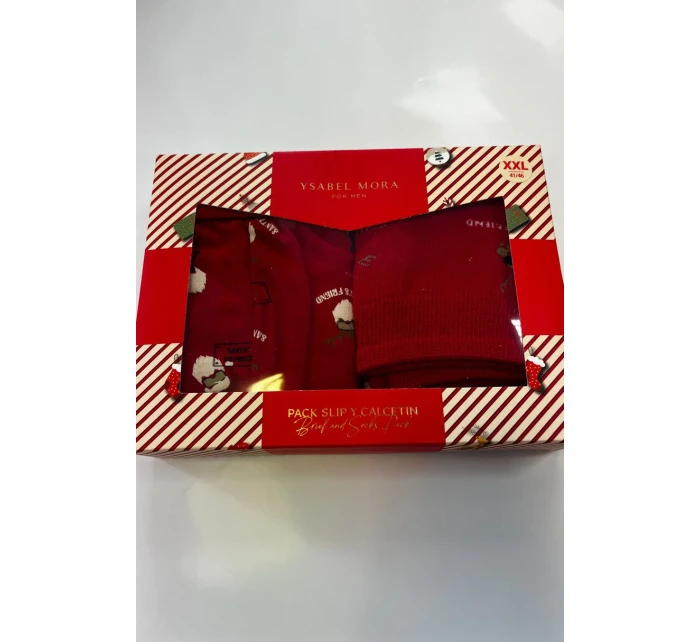 VÁNOČNÍ BOXERKY+PONOŽKY 20385