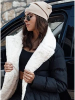 Dámská zimní bunda dlouhá s kožešinou černá Dstreet model 21980514 - FashionStreet