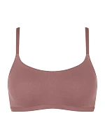 Dámský top GO Daily Cotton Top - BROWN - sv. hnědý 1141 - SLOGGI