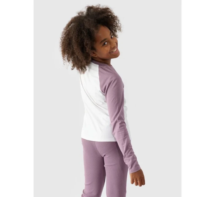 Dívčí hladký rukáv s dlouhým rukávem Junior model 21431672 - 4F Dívčí hladký rukáv s dlouhým rukávem Junior model 21431672 - 4F