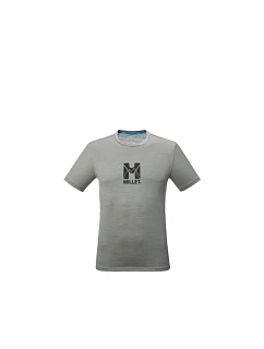 Pánské tričko MILLET Ubic Wool Ts Ss M, šedé