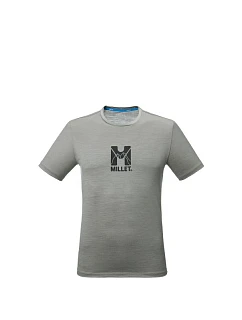 Pánské tričko MILLET Ubic Wool Ts Ss M, šedé