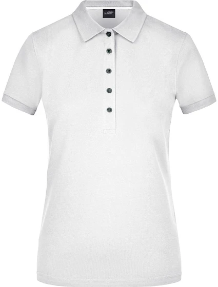 Daiber JN 707 Dámské pima piqué polo 02.0707 white Daiber JN 707 Dámské pima piqué polo 02.0707 white