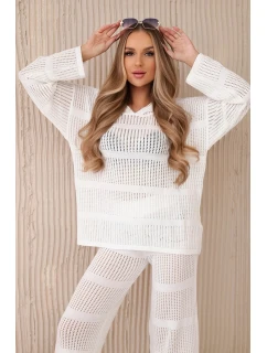 Plážový set z bílý model 20247412 - K-Fashion
