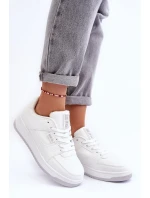 Dámské Sportovní Boty Sneakersy Big Star model 21634180 Bílé - Big Star Shoes Dámské Sportovní Boty Sneakersy Big Star model 21634180 Bílé - Big Star Shoes