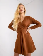 Šaty DHJ SK 8818.37P světle hnědé Šaty DHJ SK 8818.37P světle hnědé