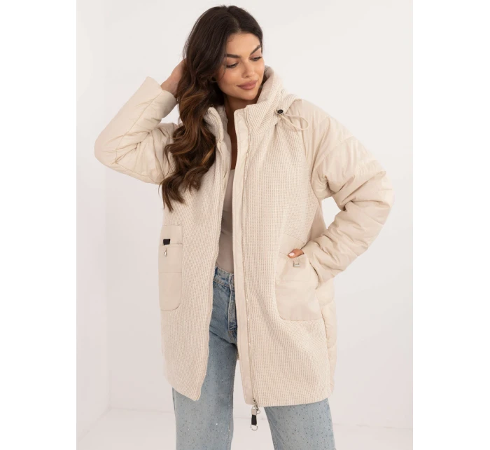 MBM KR F bunda 23301.84 světle béžová MBM KR F bunda 23301.84 světle béžová