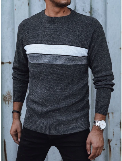 Pánský tmavě šedý svetr Dstreet model 21979374 - FashionStreet