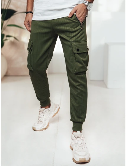 Pánské kalhoty cargo zelené Dstreet model 21982805 - FashionStreet