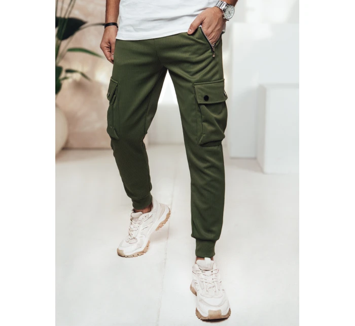 Pánské kalhoty cargo zelené Dstreet model 21982805 - FashionStreet