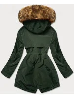 ZIMOWA PARKA DAMSKA NA ZIELONA model 21242967 - LHD