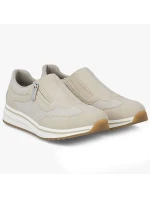 Béžová dámská polobotka model 21948526 - Rieker