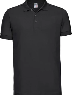 Pánské elastické piqué polo 10. black model 22473873 - Russell Athletic
