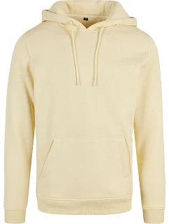 Build your Brand BY 011 Mikina s kapucí z těžké bavlny 56.0011 soft yellow