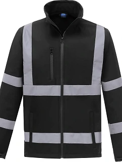 Yoko HVK 09 Hi-Vis softshellová bunda 79.VK09 black
