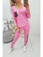 Leopardí sada světle růžová