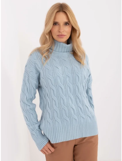 Sweter AT SW model 20463624 jasny niebieski - FPrice