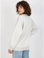 Mikina EM BL 617 model 17903537 světle šedá - FPrice Mikina EM BL 617 model 17903537 světle šedá - FPrice