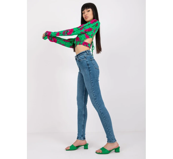 Džínové kalhoty MR SP model 20910515 modré - FPrice Džínové kalhoty MR SP model 20910515 modré - FPrice