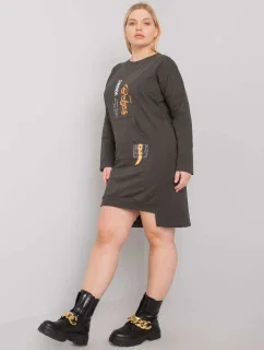 Šaty RV SK model 17505243 tmavá khaki - FPrice