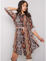 Šaty WN SK 2230.39 černá a béžová