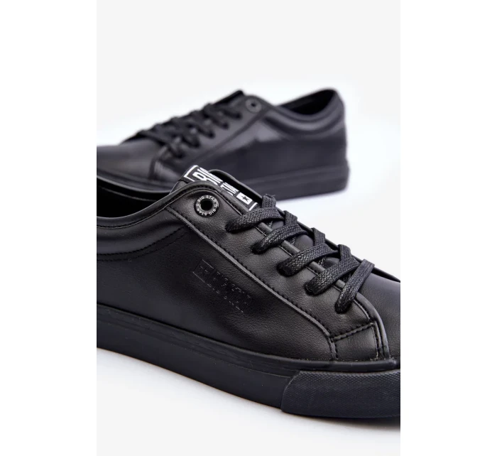 Pánské eko kožené tenisky Black Big Star