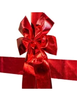 Závěs na dveře 33x42 cm červená stuha Závěs na dveře 33x42 cm červená stuha