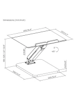 STOLNÍ STOJAN MACLEAN PRO MONITOR NEBO NOTEBOOK, PLYNOVÁ PRUŽINA, PRO STÁNÍ I SEZENÍ, ČERNÝ MC-493