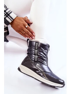 Dámské sněhule Big Star KK274391 Tmavě šedé